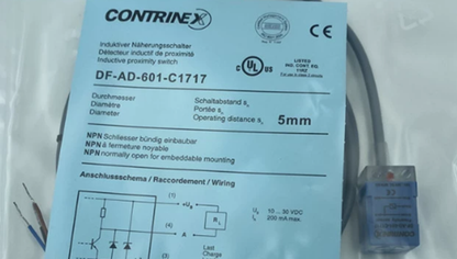 Contrinex Proximity Switch Sensor DF-AD-601-C1717 - CONTRINEX