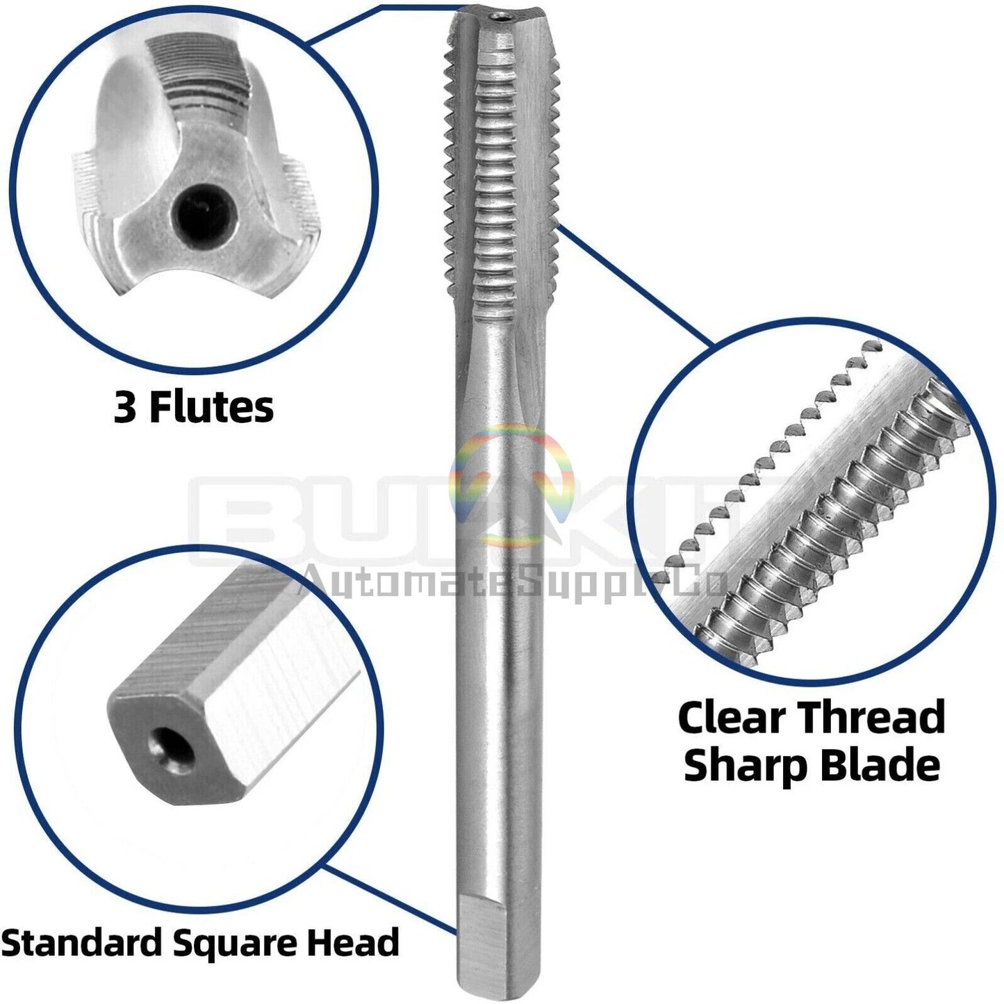 5/16"-32 UNEF Tap and Die Set Right Hand,5/16 x 32 UNEF Thread Tap and Round Die
