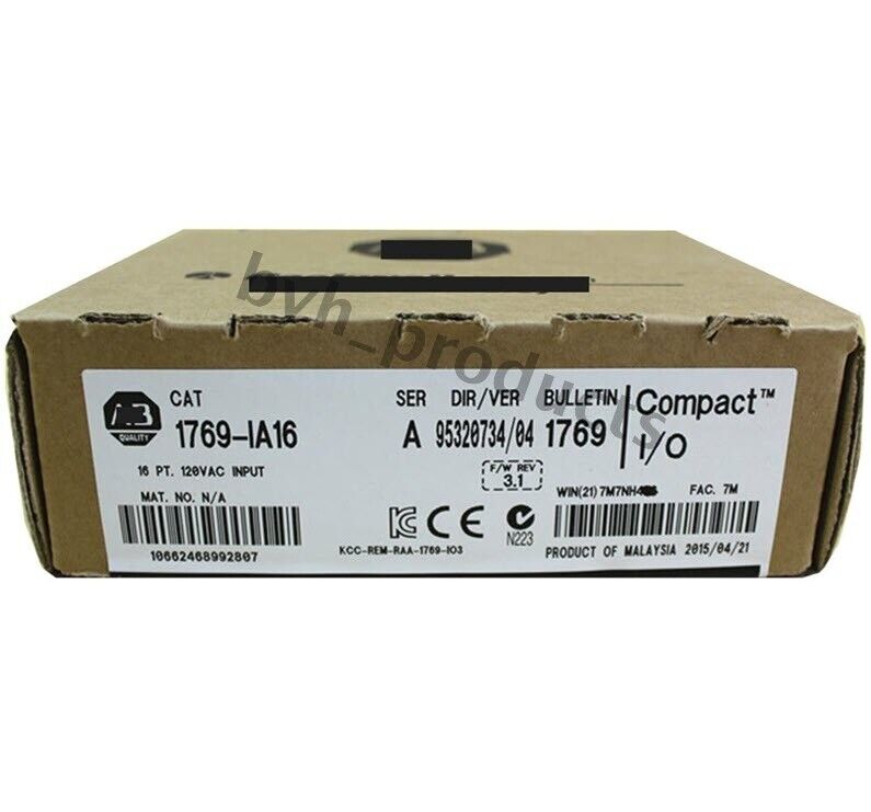 Allen-Bradley CompactLogix Module 1769-IA16 New In Box - ALLEN-BRADLEY