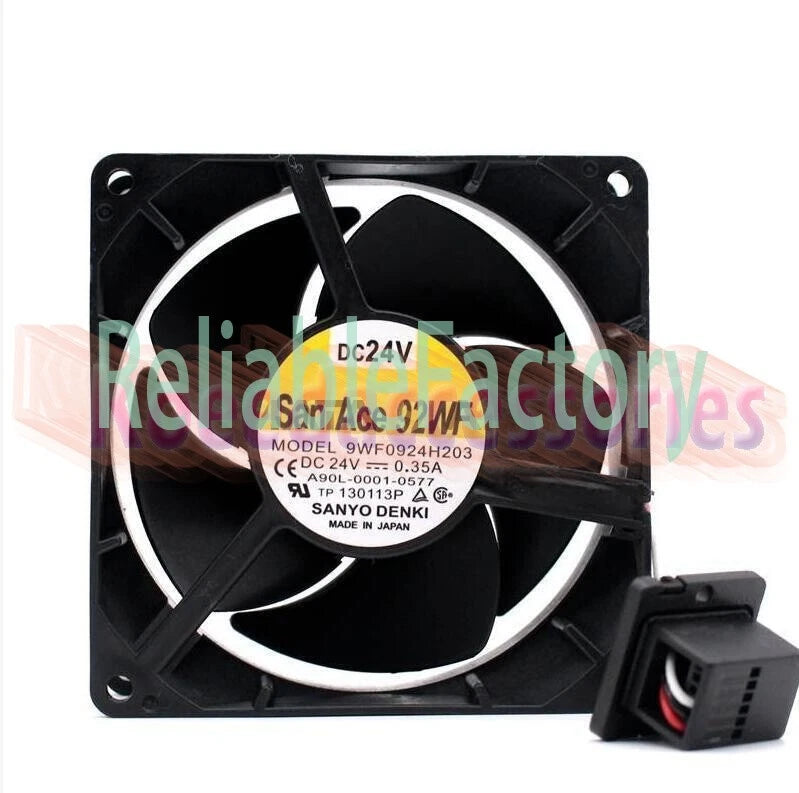 SanAce92WF 9WF0924H203 A90L-0001-0577 9232 24V 0.35A 3P Cooling Fan 1Pcs*
