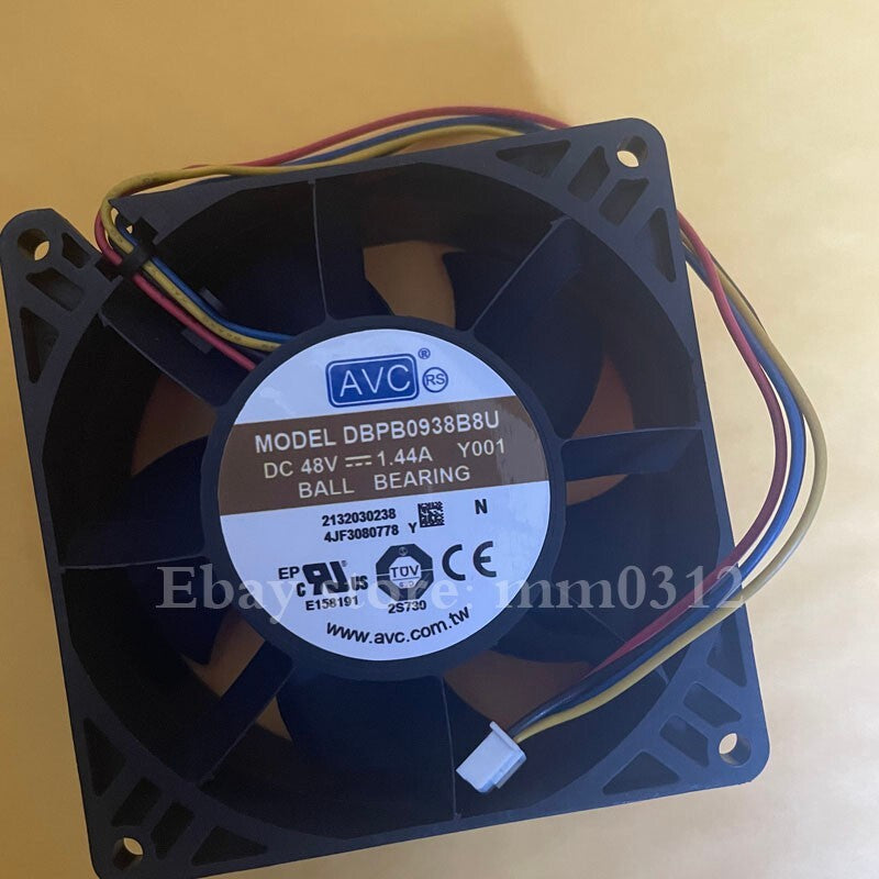 AVC DBPB0938B8U 9038 48v 1.44A 9cm 4-pin PWM high air volume cooling fan