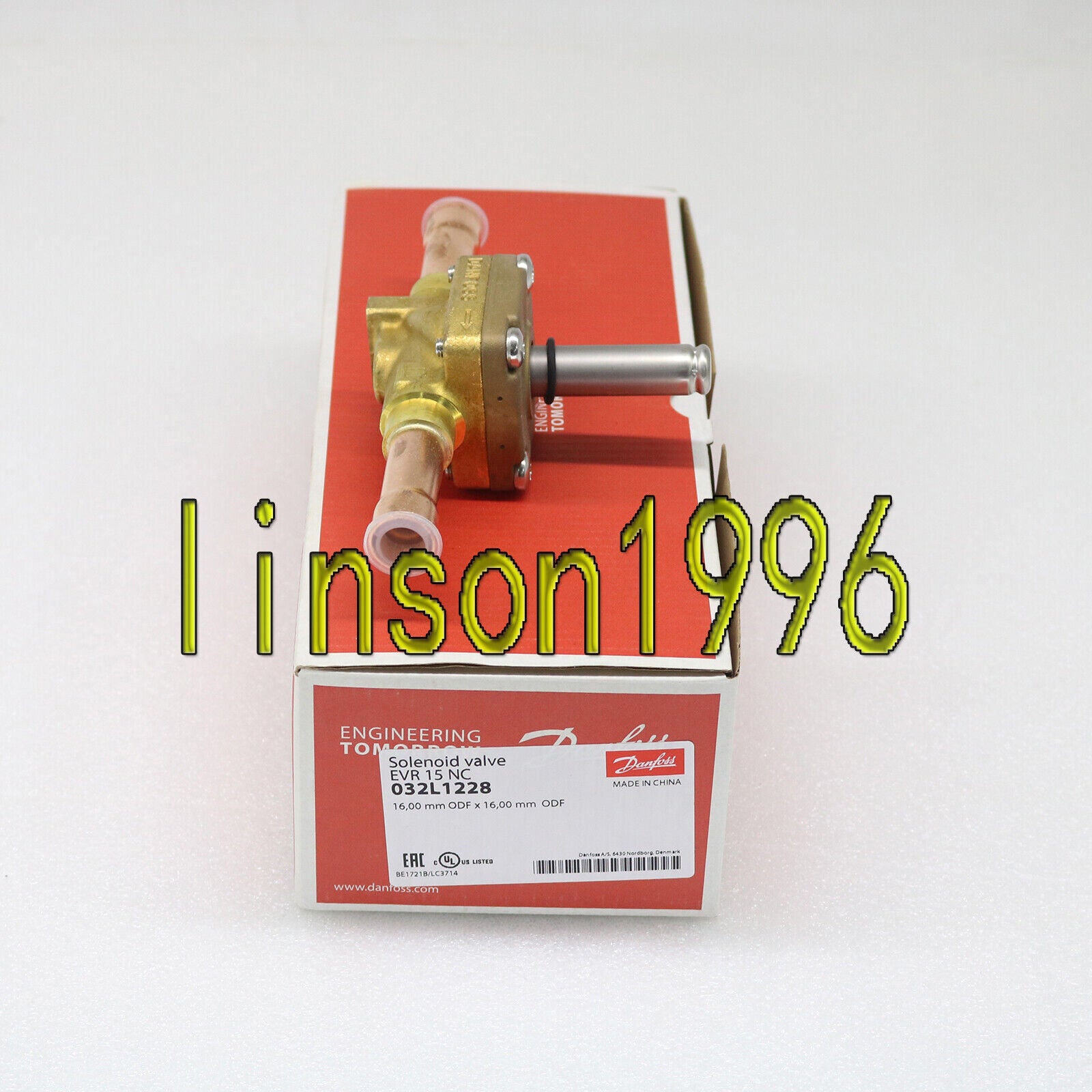 Danfoss Solenoid Valve EVR15 032L1228 IN BOX - DANFOSS