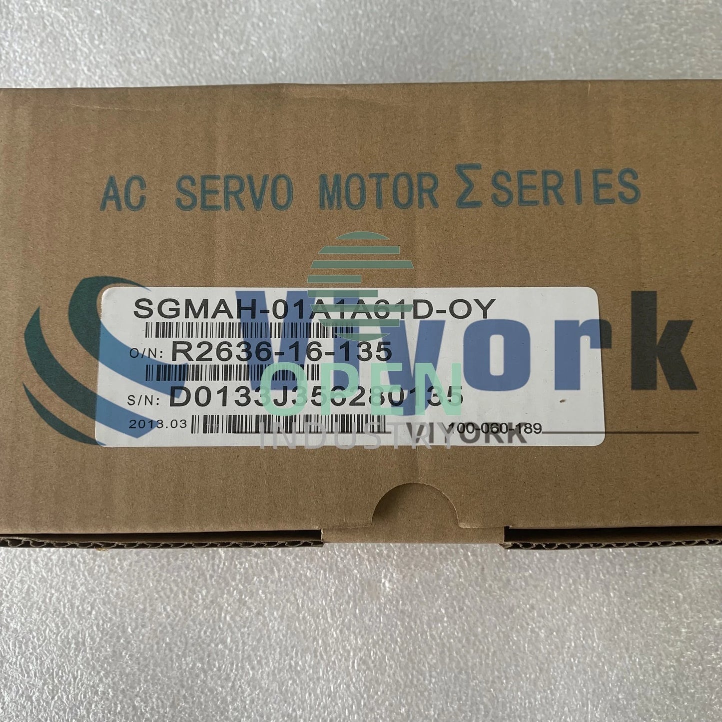 1PCS Yaskawa SGMAH-01A1A61D-OY AC SERVO MOTOR 100W 3000RPM 0.32NM