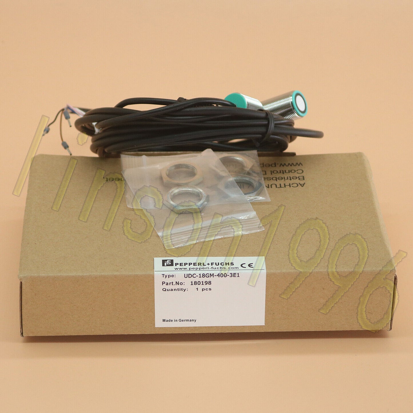 new Pepperl+Fuchs UDC-18GM-400-3E1 Ultrasonic Double Sheet Sensor - PEPPERL