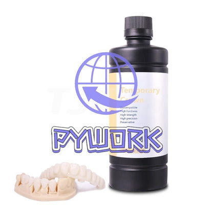 LCD DLP Dental 3D Printer Temporary Teeth Resin Crown Bridge 3D Resin 1kg