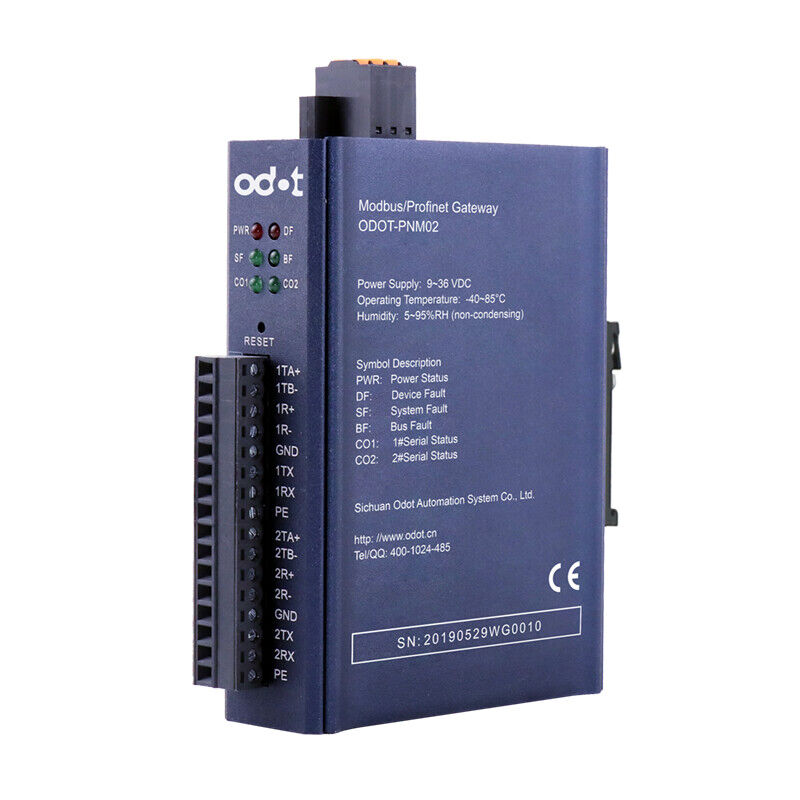 new ODOT Modbus rtu to Profinet communication protocol converter industrial gateway