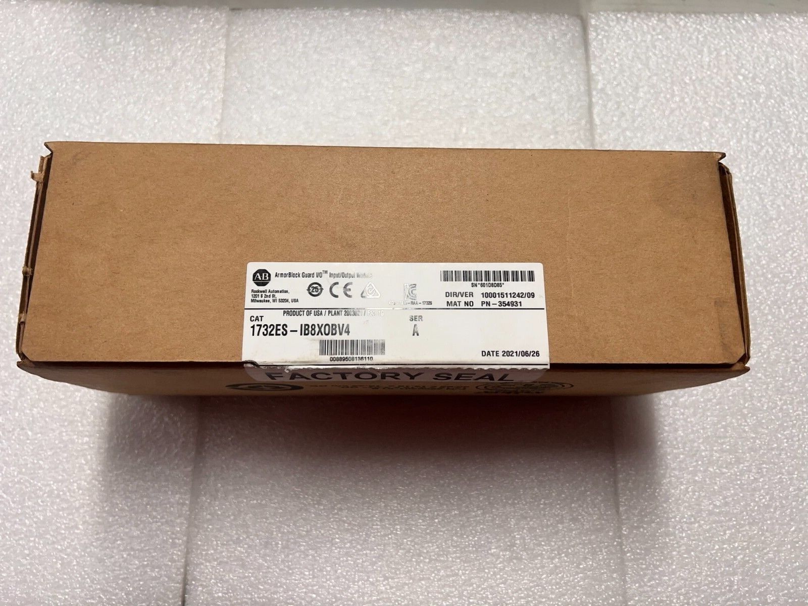 Allen Bradley 1732ES-IB8XOBV4 Armor Block Module - ALLEN BRADLEY