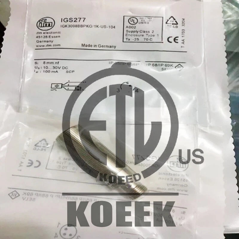 1PCS IGS277 IFM IGS277 Proximity Switch Sensor Fast Shipping