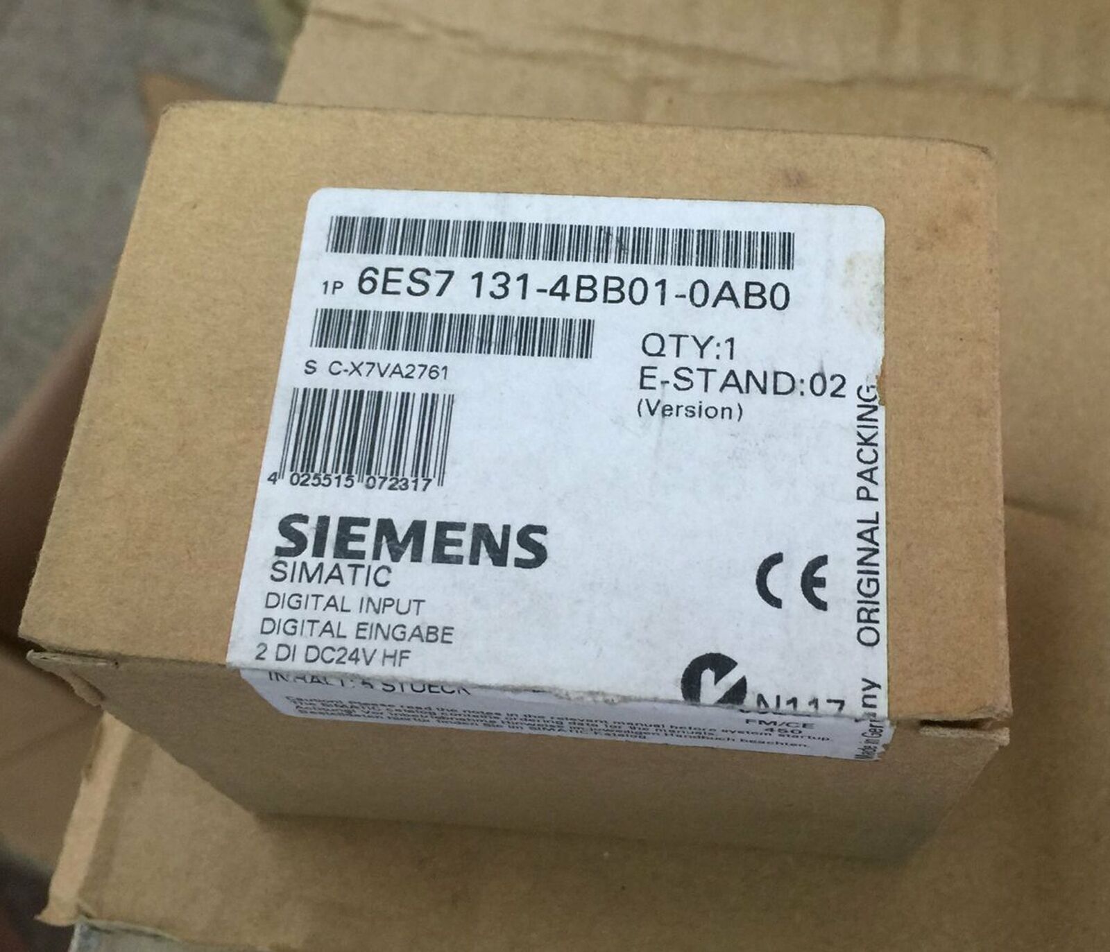 new 1PC  Siemens 6ES7131-4BB01-0AB0 6ES7131-4BB01-0AB0 Digital Input Module