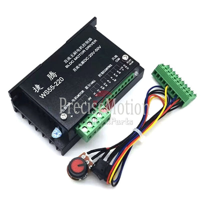 1PCS WS55-220 48V 500W CNC Brushless Spindle BLDC Motor Driver Controller MACH3