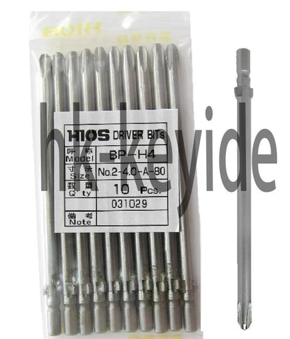 10pcs/pack FIT FOR BP-H4 No.2-4.0-A-40/60/80/100/120/150 electric batch head