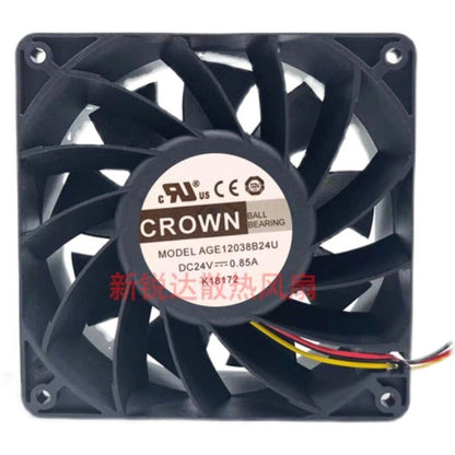 CROWN AGE12038B24U 12038 DC24V high air volume violent cooling fan