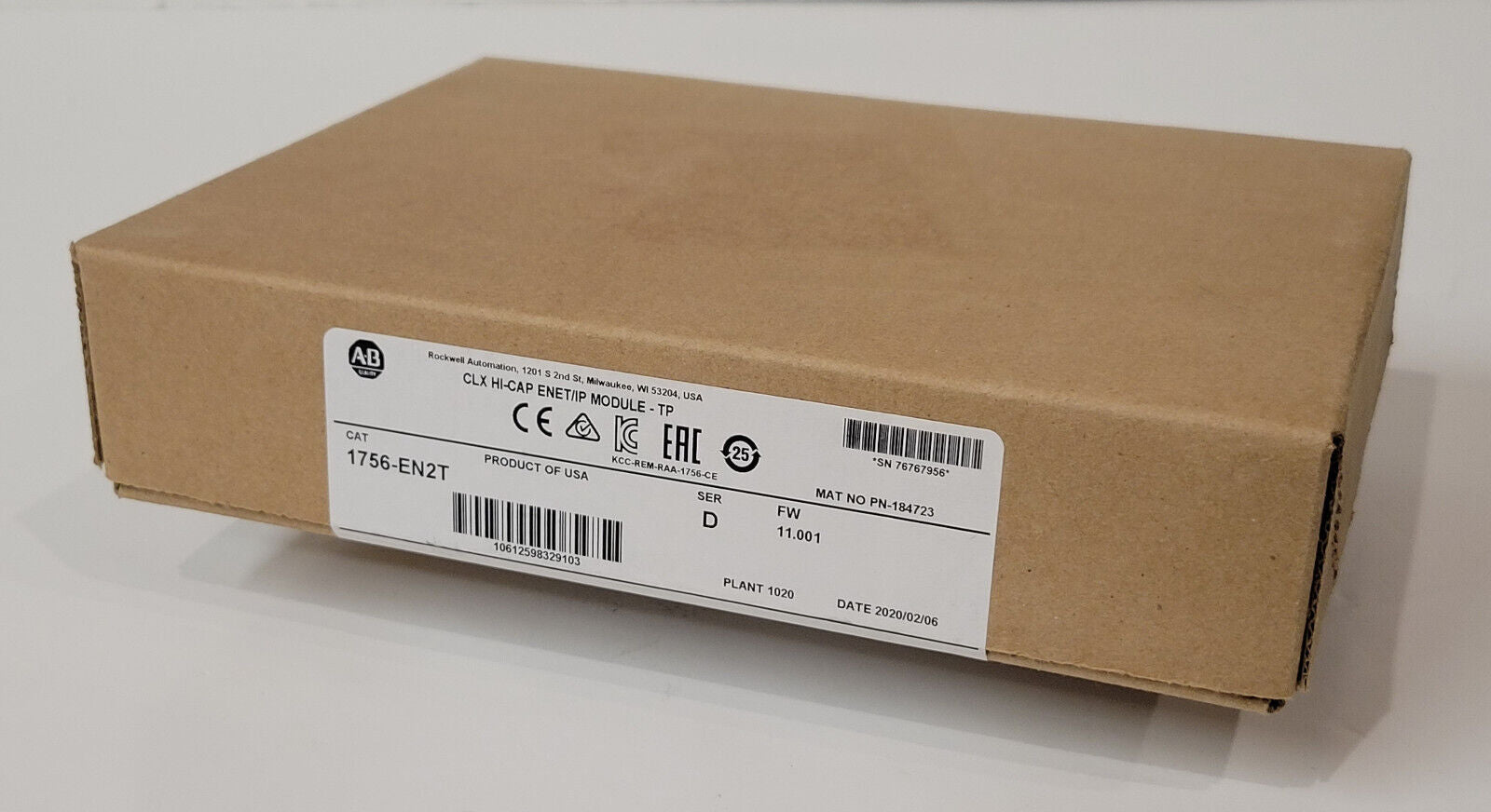 Allen Bradley 1756-EN2T ControlLogix EtherNet/IP Module - ALLEN BRADLEY