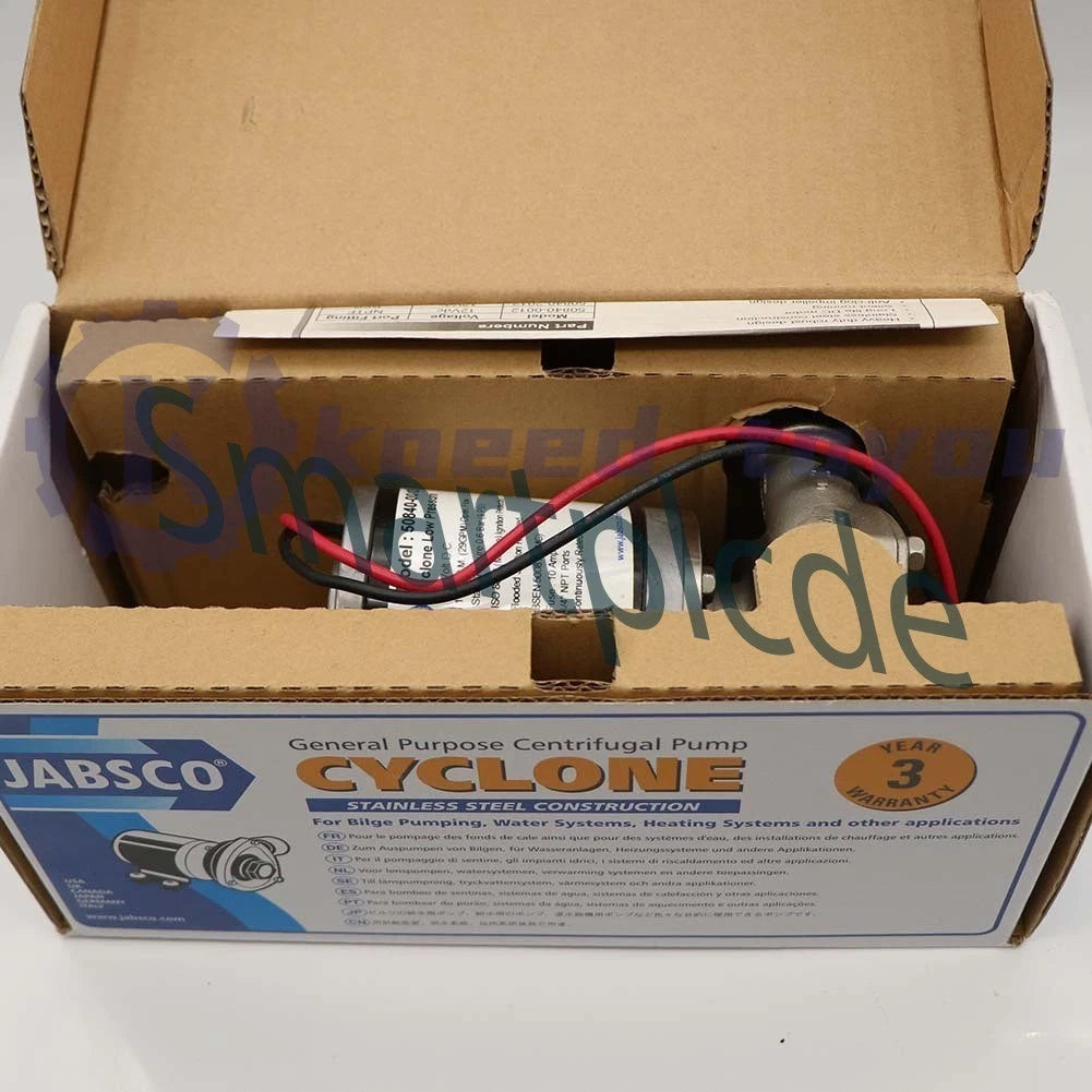 50840-0012 Low Pressure Marine Centrifugal Pump Cyclone 29 GPM for Jabsco