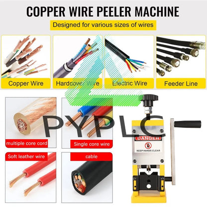 1.5-25mm Wire Stripping Machine Copper Cable Peeling Stripper Metal Recycle Tool