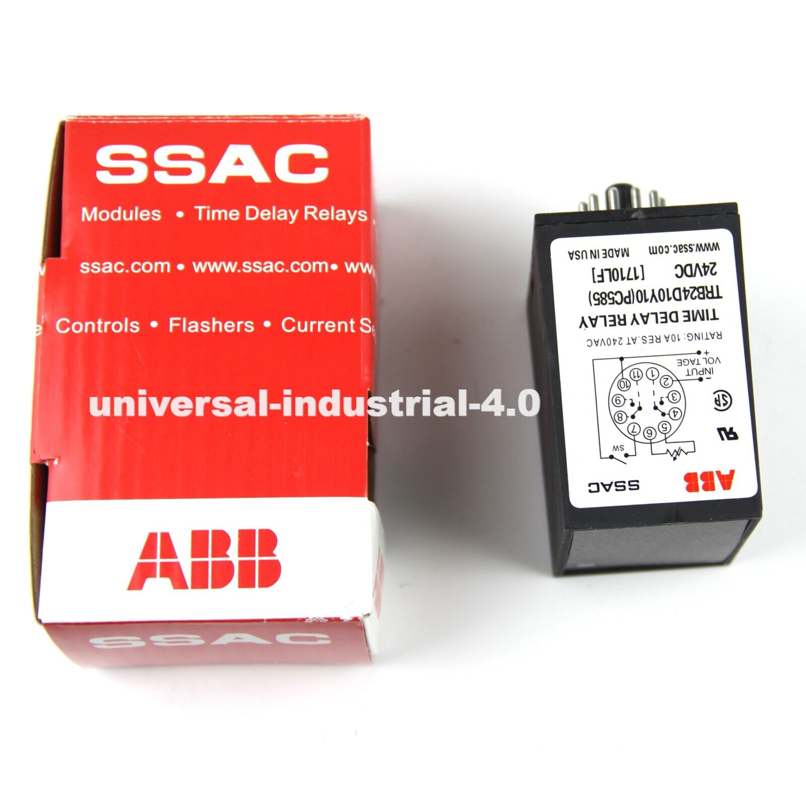 ABB TRB24D10Y10 Time Delay Relay 24VDC ABB