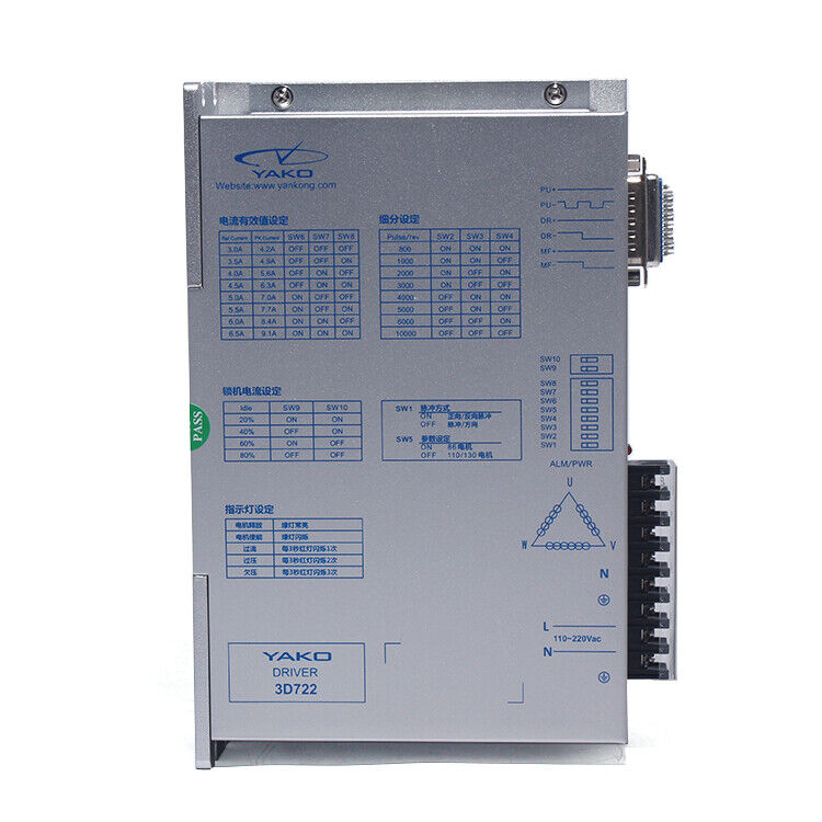 new In Stock Yako YKC3722MA 3-phase Stepper Motor Driver - YAKO