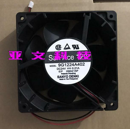1pcs SANACE120 9G1224A402 24V 0.21A 12025 2-wire cooling fan