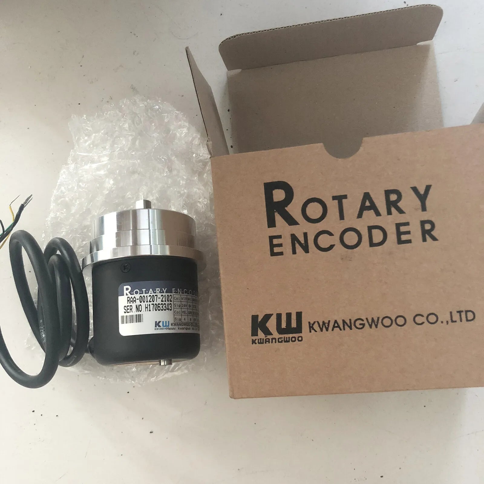 new  KWANGWOO RAA-001207-2102 Rotary Encoder KWANGWOO