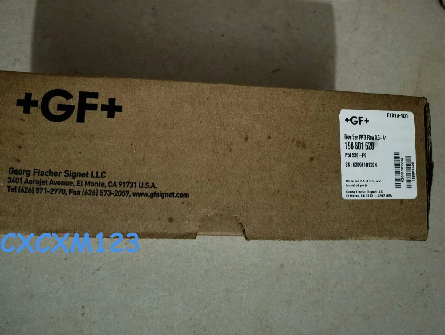 new GF Signet P51530-P0 Type 515 Rotor-X Standard Mount Paddlewheel Flow Sensor# - GF SIGNET