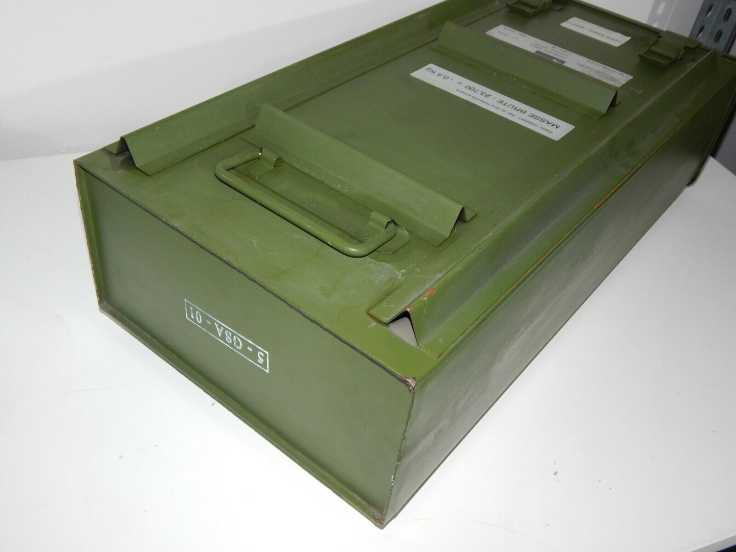 used transport container housing case large metal box - DURABLEGOODS