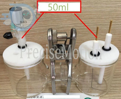 H type electrolytic cell, H type ion exchange membrane electrolysis cell 50ml