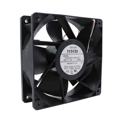 new NMB 12038VA-48R-GL 48V 0.9A 12CM Violent Cooling Fan