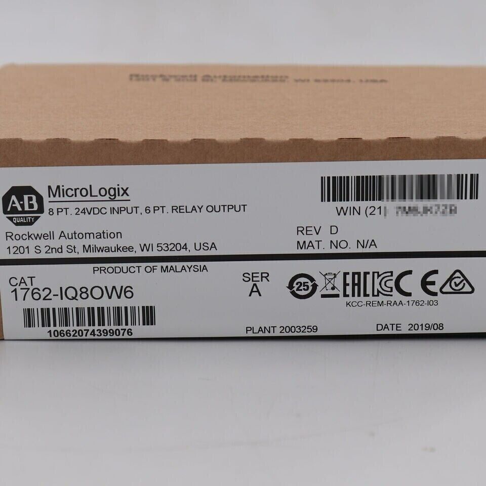 NEW Factory Sealed AB 1762-IQ8OW6 MicroLogix Combination Module 1762IQ8OW6 - KOEED