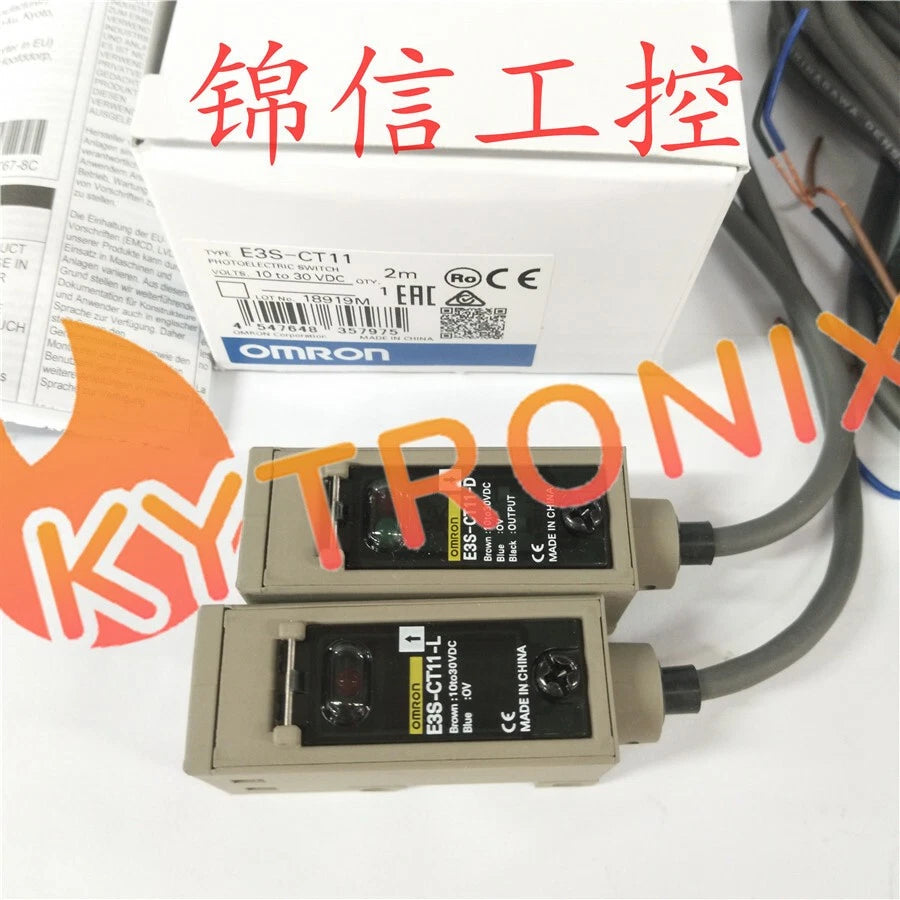 1Pcs Omron E3S-CT11 through-beam photoelectric switch