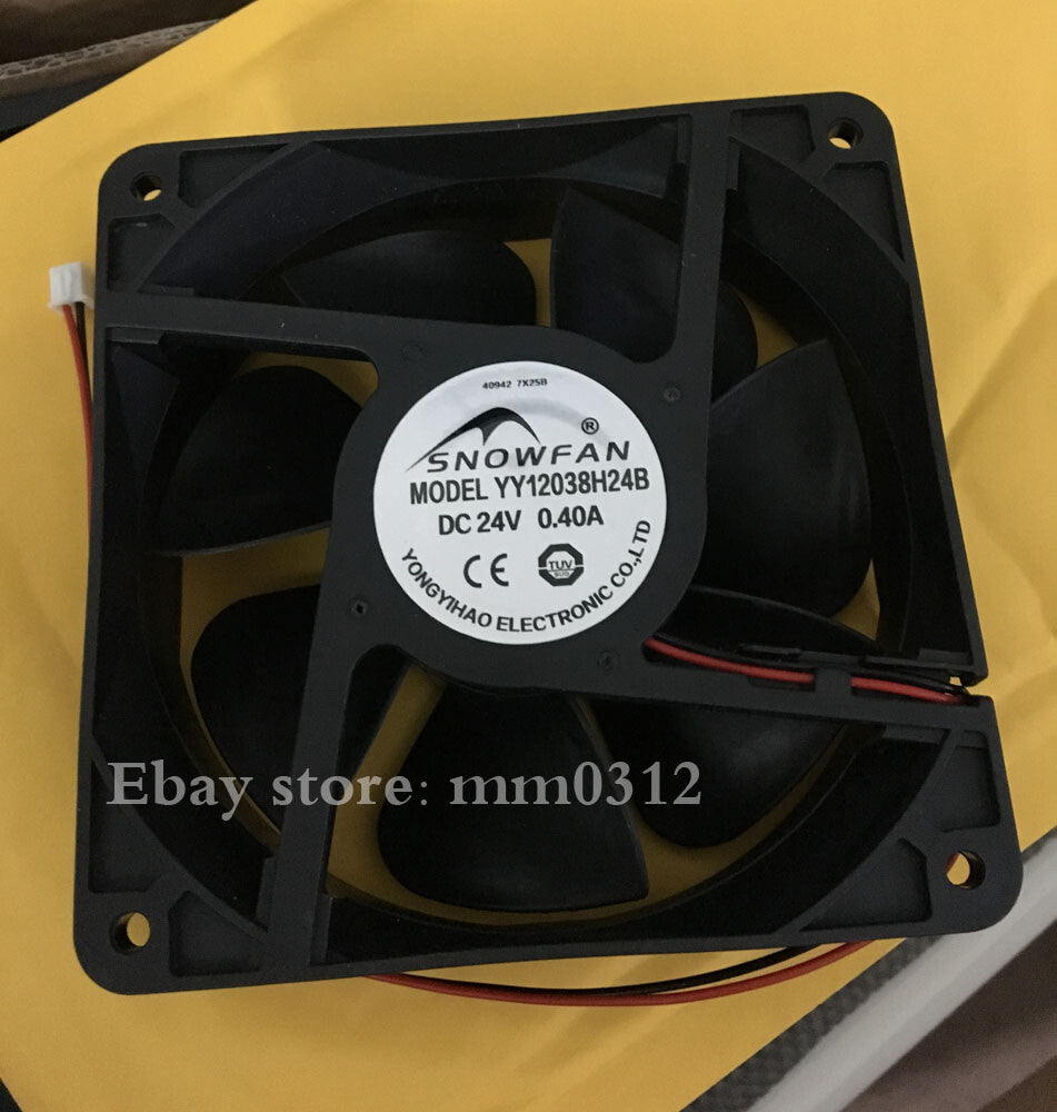 1pcs  SNOWFAN YY12038H24B DC24V 0.40A 12CM 120*38MM 2-wire inverter fan