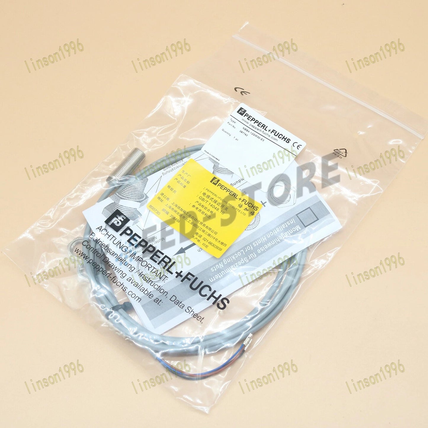 1PCS NBB4-12GM30-E3 For Pepperl+fuchs Proximity Switch Sensor SPOT STOCK