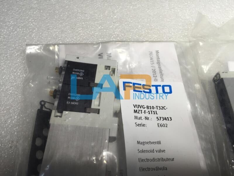 FESTO Solenoid Valve VUVG-B10-T32C-MZT-F-1T1L - 1PC New - FESTO