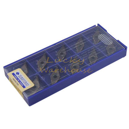 10PCS/ SUMITOMO VNMG160402N-SU AC520U Carbide Inserts