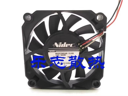 Nidec M60R24MGAB-53J56 6015 DC24V 0.08A 6CM 3-Wire Silent Cooling Fan