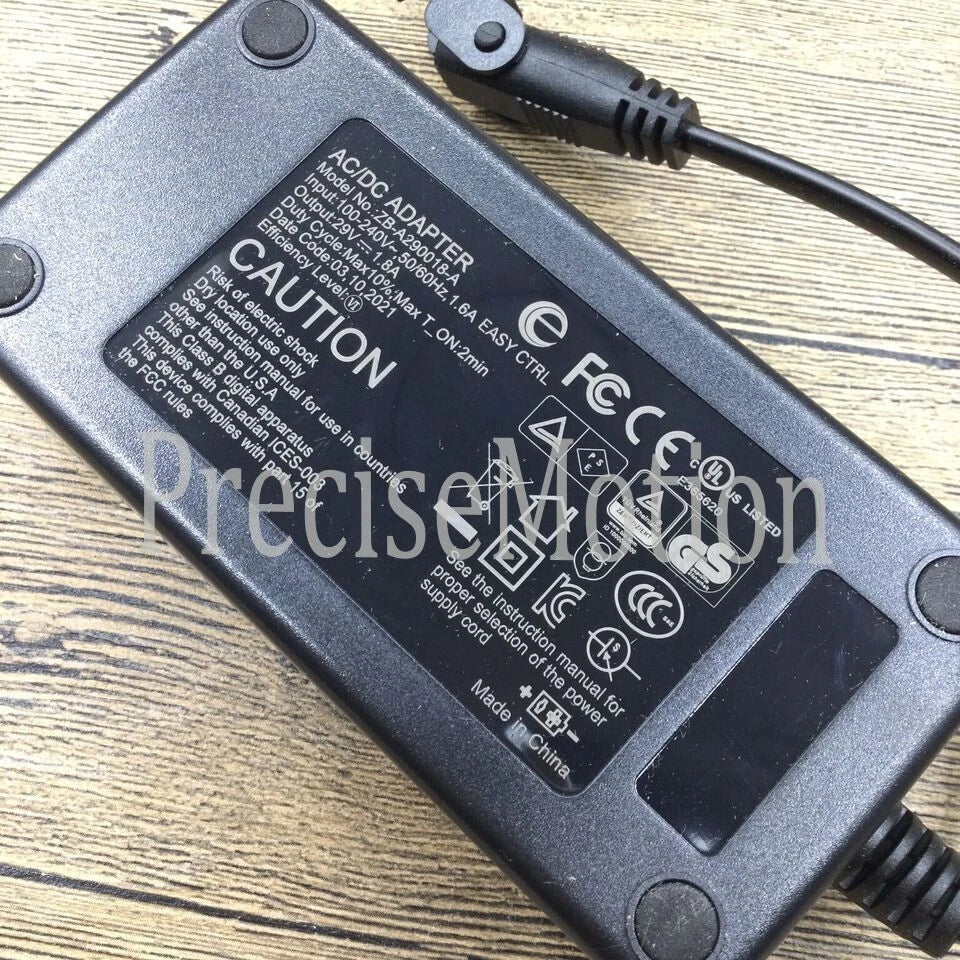 2-PIN AC Adapter Model ZB-A290018-A for Recliner Lift Chairs Charger 29V 1.8A
