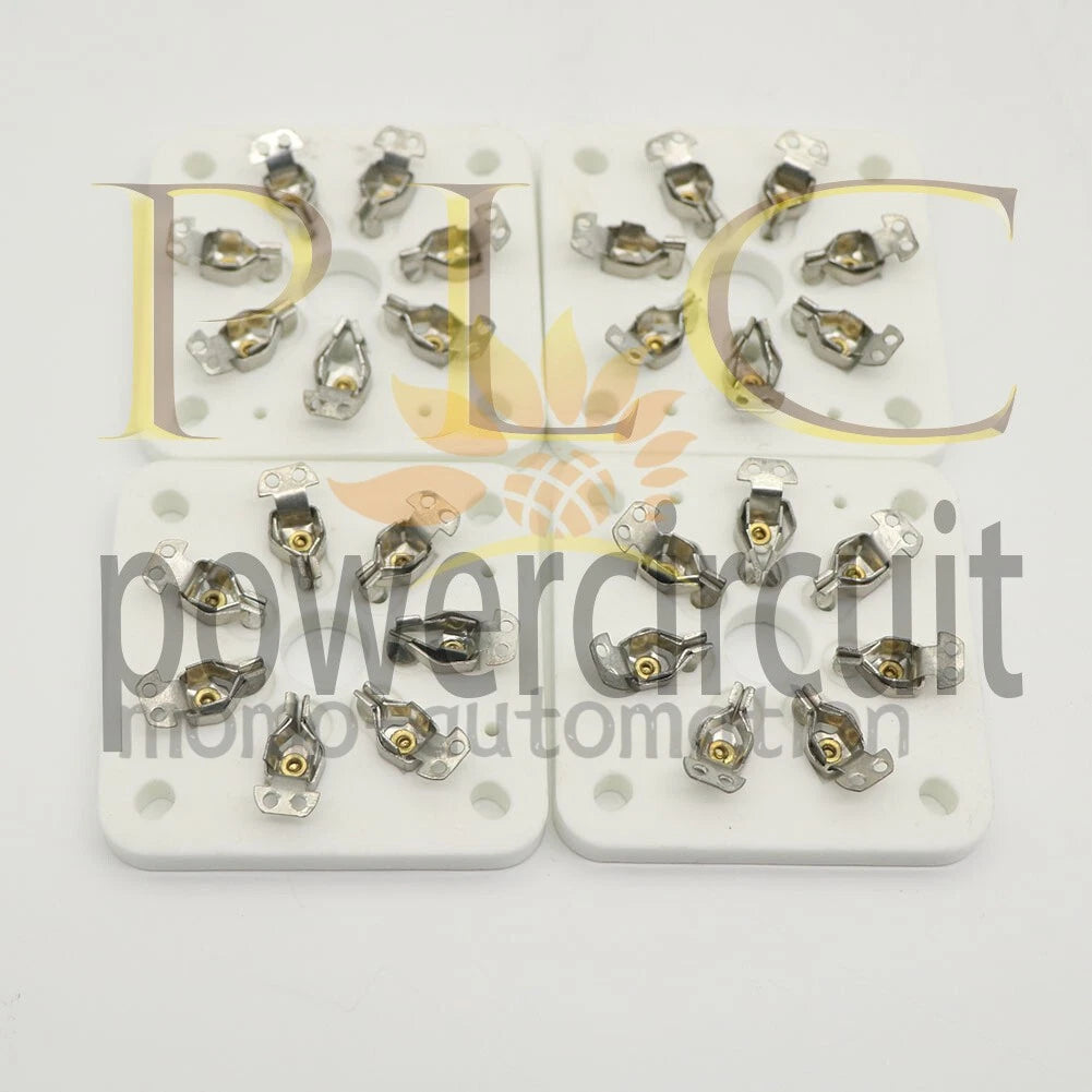 4PCS 7pin Ceramic vacuum tube socket Silver plate for 6C33 832 829 FU29 826
