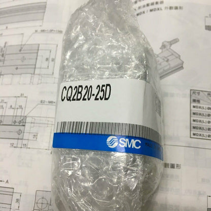 SMC CQ2B20-25D Thin cylinder - SMC