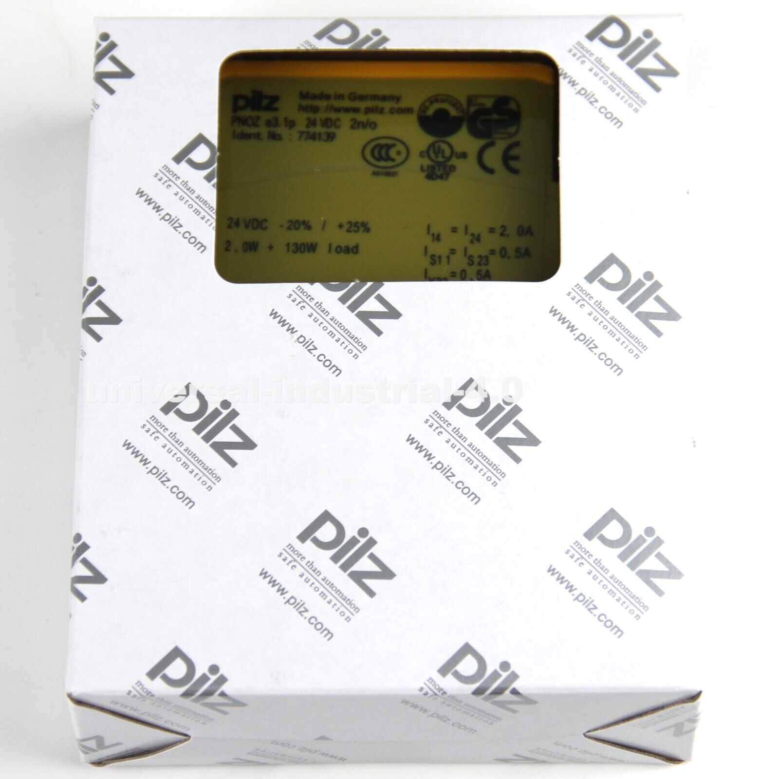 PILZ PNOZ E3.1P C 2N O 784139 Safety Relay 24VDC - Industrial Safety Relay with 24V DC Input and Multiple Configurations - PILZ