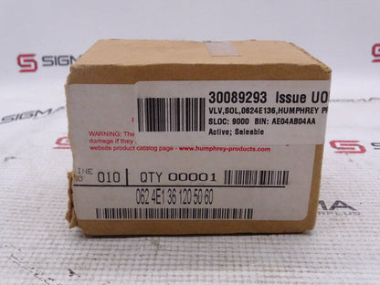 HUMPHREY 062-4E1-36-120-50/60 VALVE: High-Performance Valve - HUMPHREY