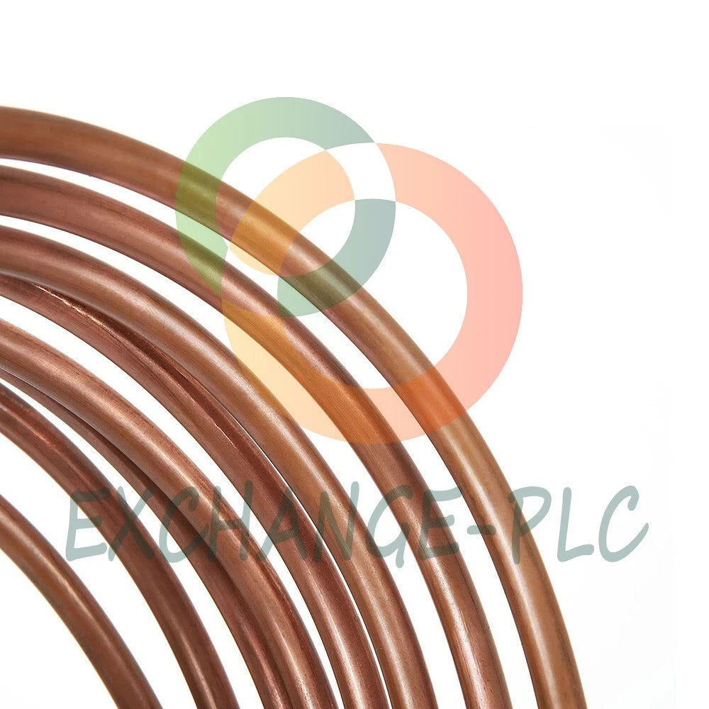 1X T2 Ø 1.6mm/1.8mm/2mm/3mm Microbore Soft Copper Tube Pipe Refrigeration Coil