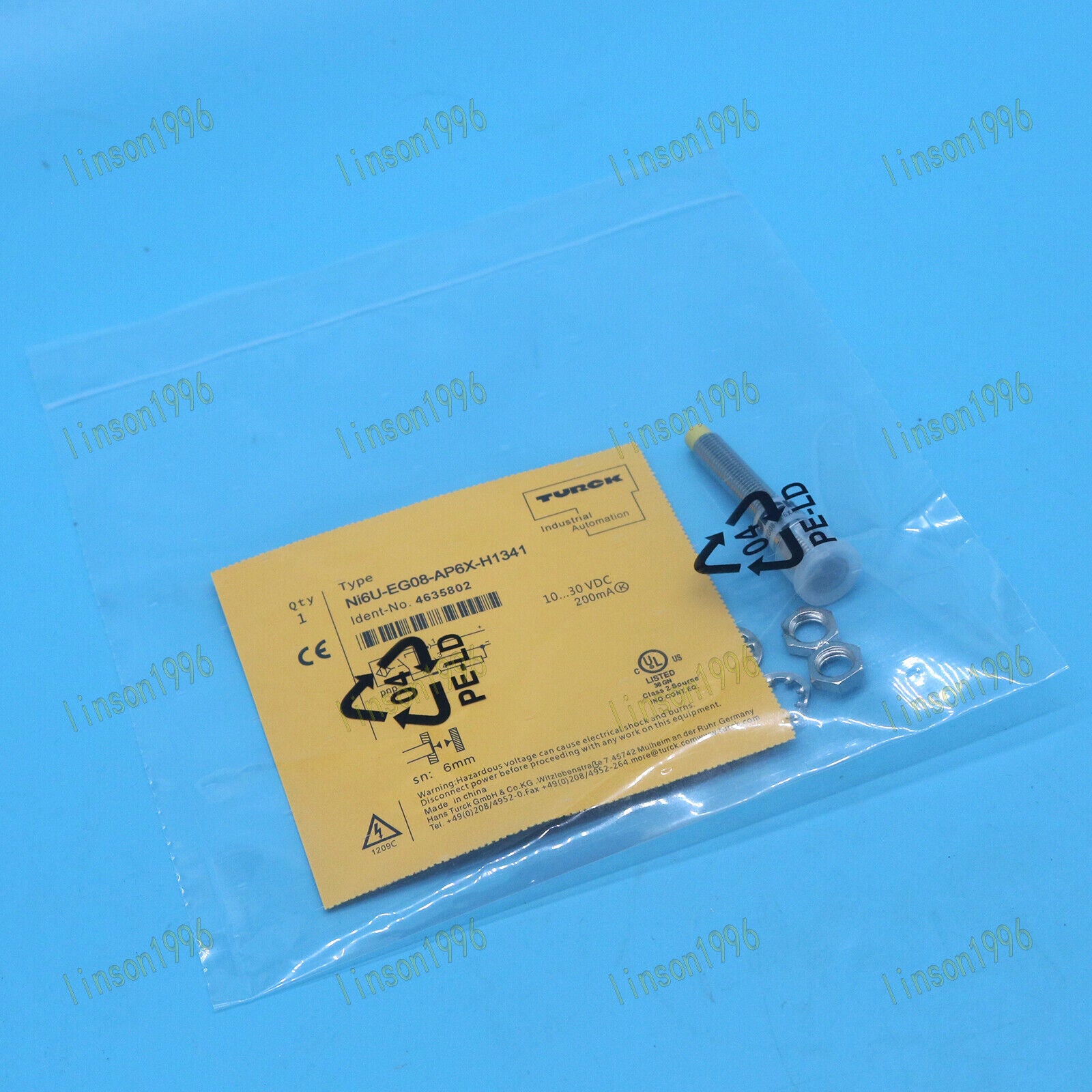 Turck Proximity Switch NI6U-EG08-AP6X-H1341 Fast Delivery - TURCK