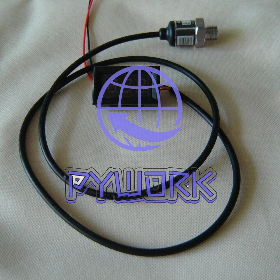 Small panel mounting Pressure gauge Accu pneumatic shock digital pressure gauge