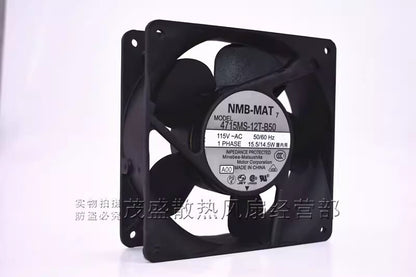 NMB 4715MS-12T-B50 12038 AC115V 15.5W/14.5W 12CM Axial Roller Cooling Fan