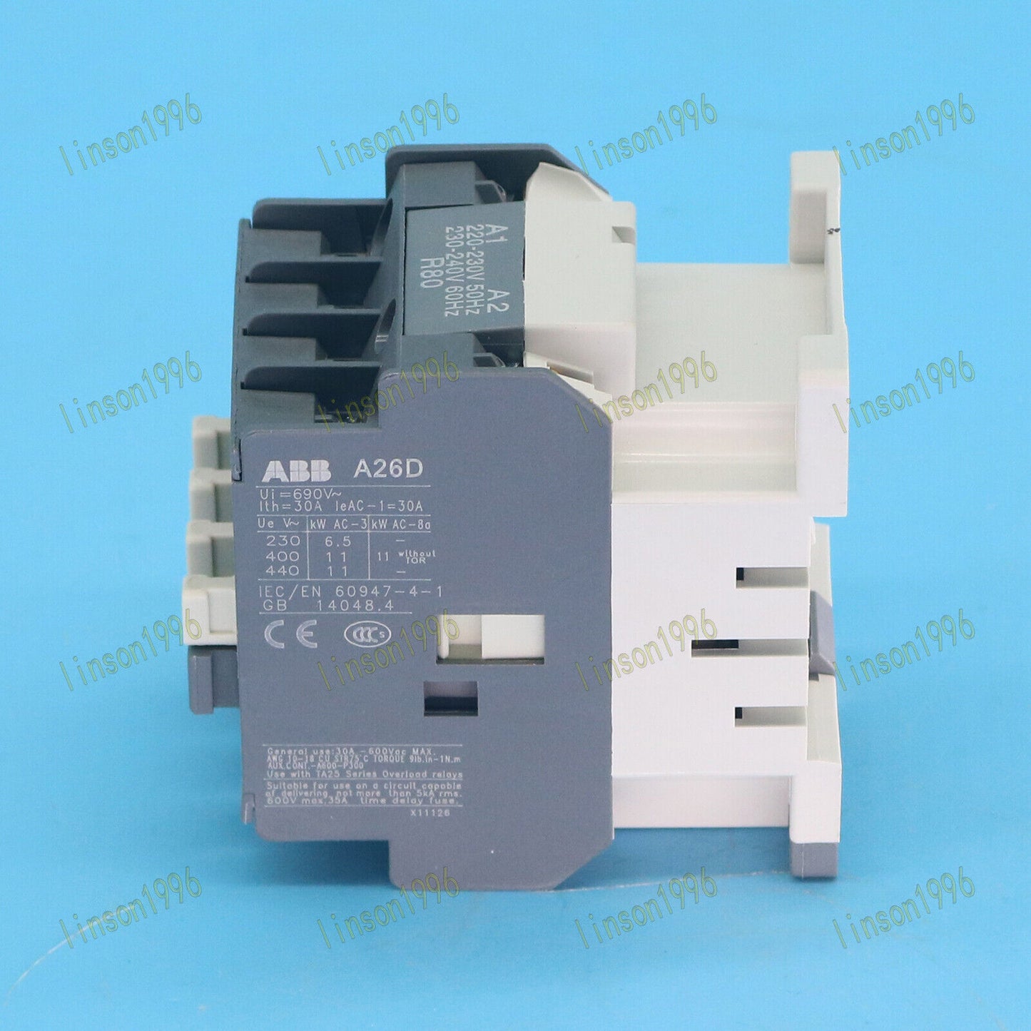 ABB A26D3001 AC Contactor 220V In Box - ABB