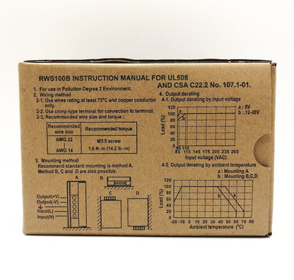 new 1pcs TDK-Lambda RWS100B-24 Switching Power Supply Module 24V 4.5A Output - TDK-LAMBDA