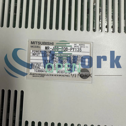 1PCS Mitsubishi MR-J2S-70B-PY135 SERVO DRIVE 750W 200V