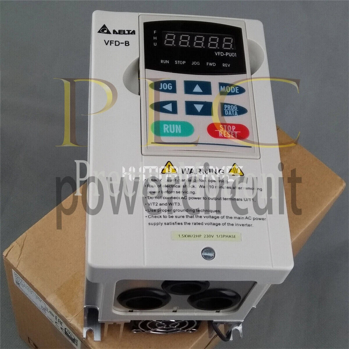 Delta VFD015B21A Inverter 1x