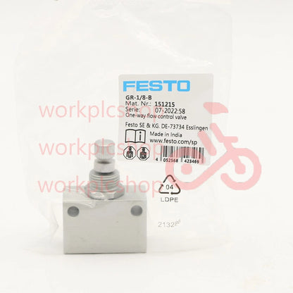 1PC FESTO GR-18-B 151215 One-way flow control valve