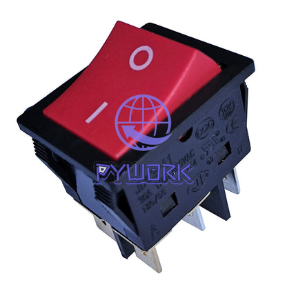 JD03-A1 6Pin 2pcs Rocker Switch 125/250V 30A Inverter Welding Machine button