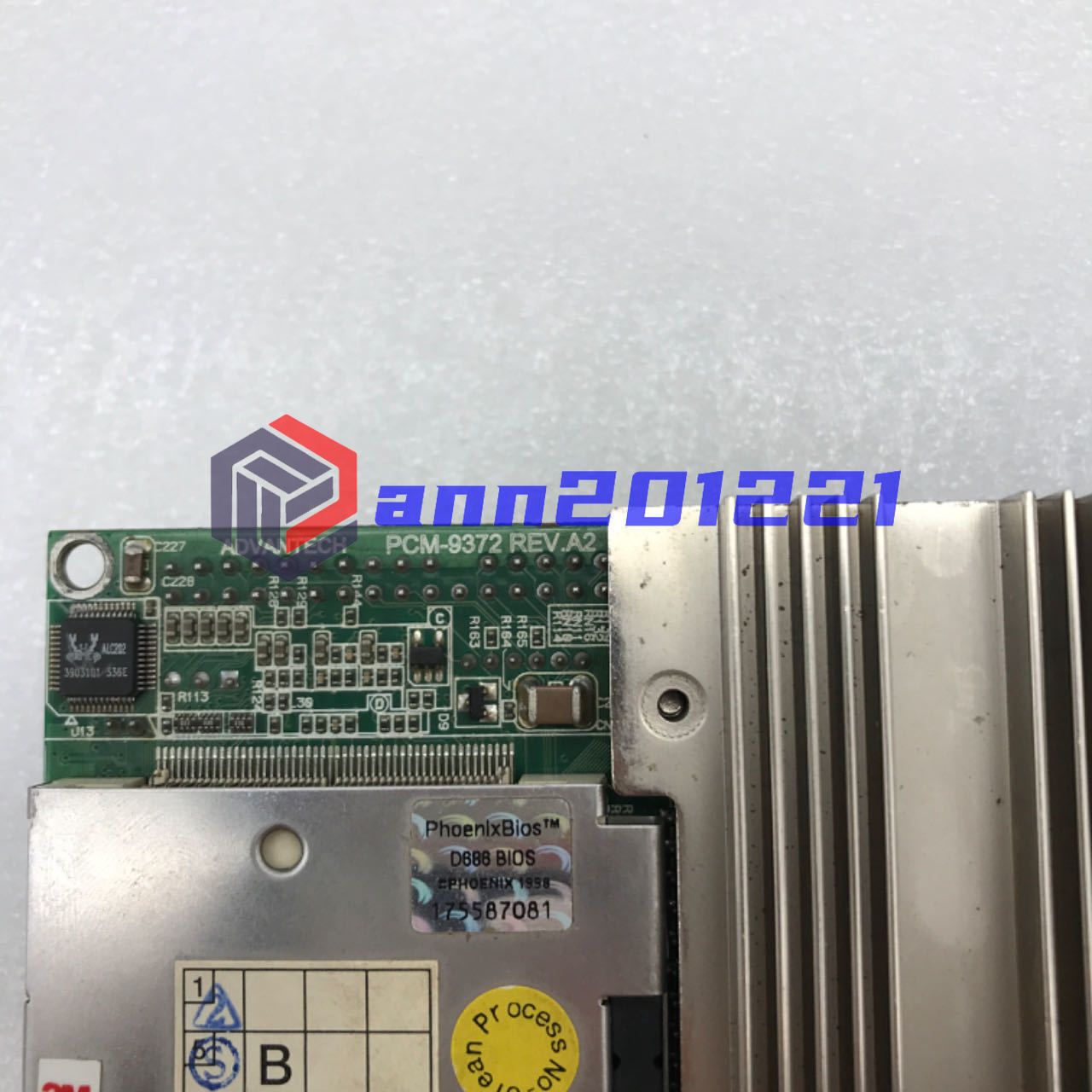 used Advantech Pcm-9372 Rev A2 Embedded Industrial PC Motherboard - ADVANTECH